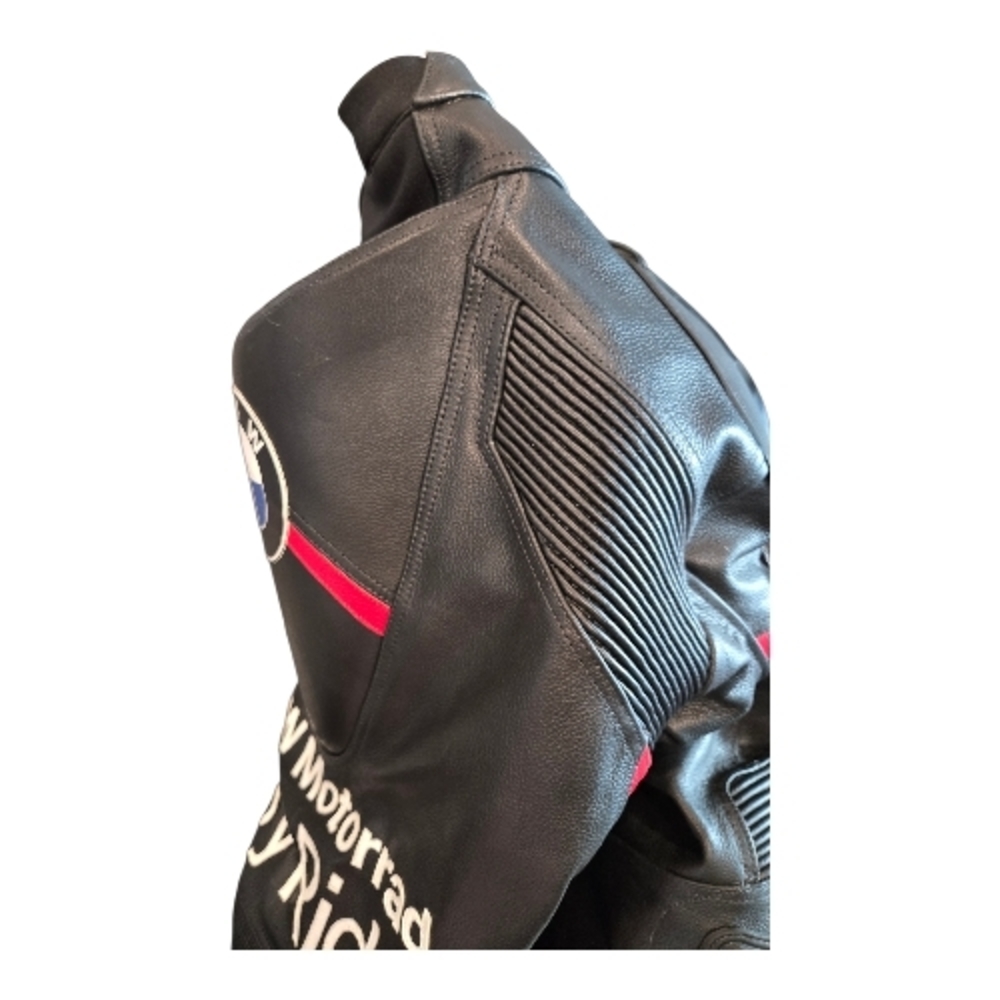 BMW Motorrad Black Motorcycle Jacket Large New NWOT - Picture 7 of 7